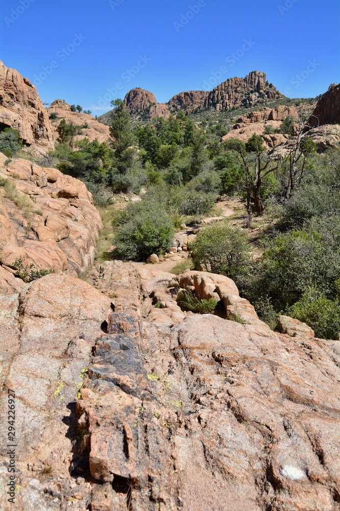 Fototapeta premium Granite Dells Payson Arizona Rock Formation Mountain Hiking