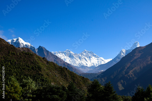 The Khumbu valley in Nepal