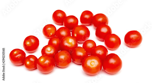 Cherry tomatoes on a white background, isolate © Александр Могилевцев