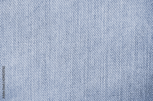 Denim fabric texture background, blue and white colors