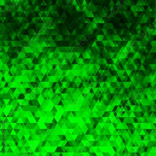 Light Green vector background with lines  triangles.