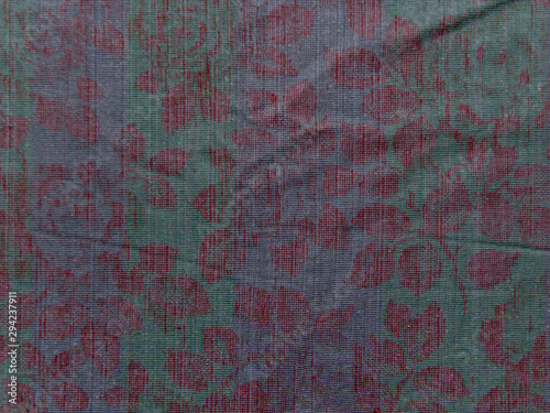 texture of old woven carpet