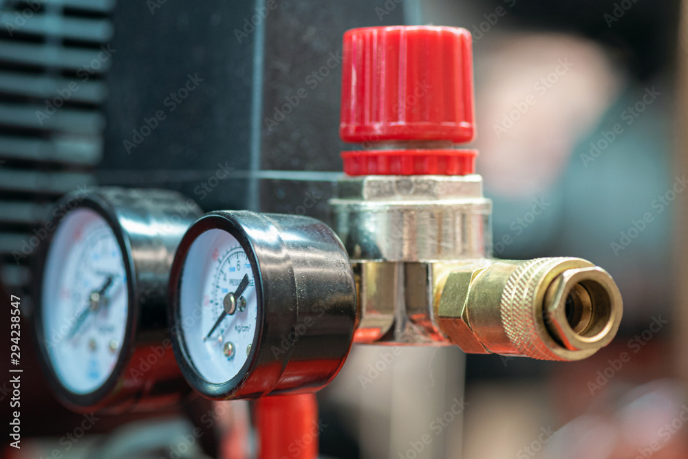 Air pressure meter close up abstract background. Air pressure meter close up abstract background.