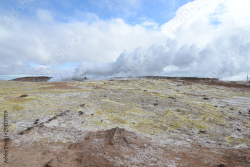 Hochtemperaturgebiet auf der Reykianes-Halbinsel, Island