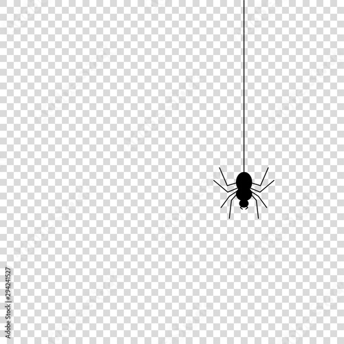 Spider icon mock up vector illustration isolated Poster Mural XXL