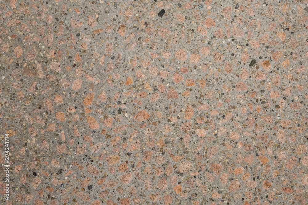 Texture béton désactivé en gros plan avec graviers blanc clair et gris foncé et couleur Texture béton désactivé en gros plan avec graviers blanc clair et gris foncé et couleur