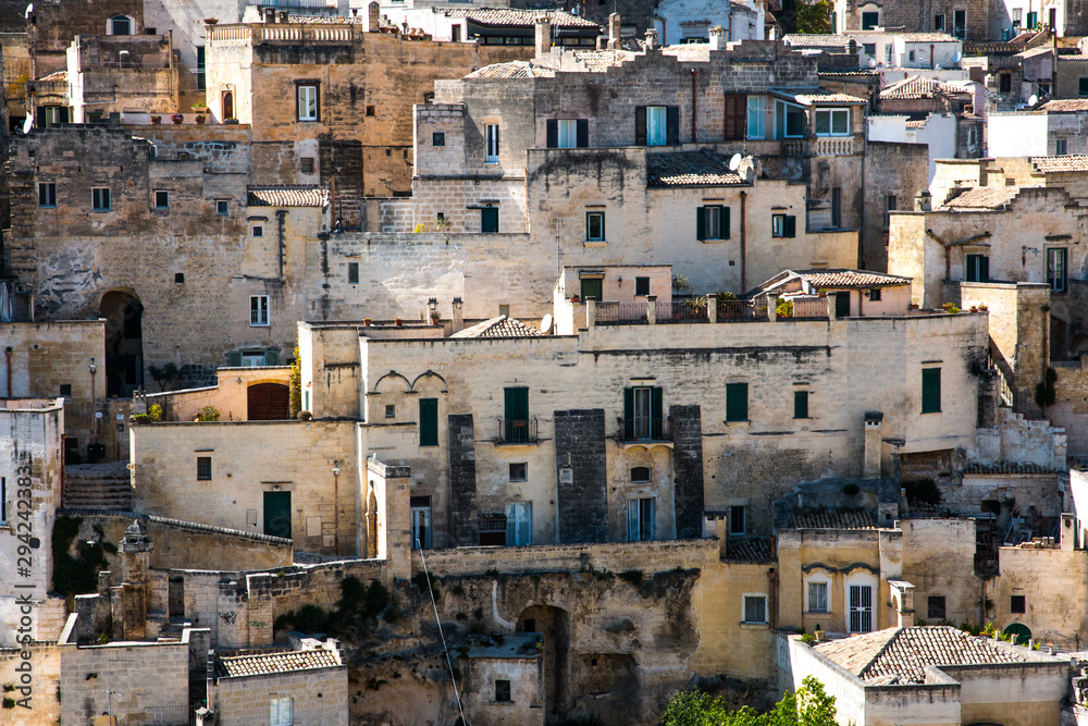 Ancient town of Matera (Sassi di Matera), Basilicata, southern Italy Ancient town of Matera (Sassi di Matera), Basilicata, southern Italy