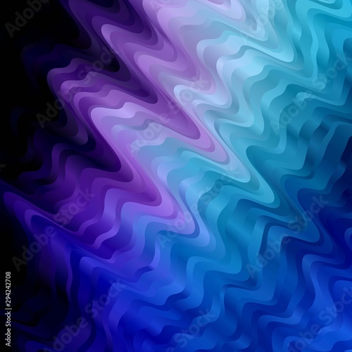 Dark Pink, Blue vector texture with curves.