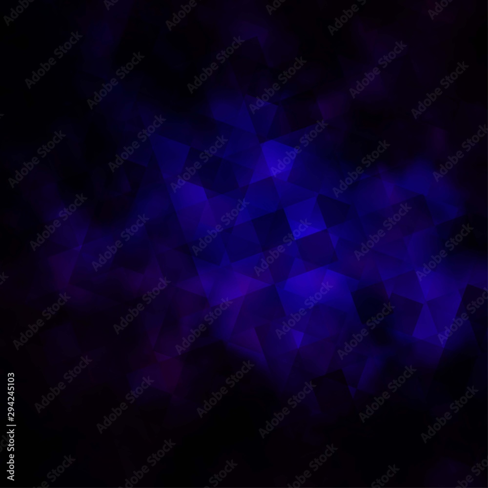 Dark Pink, Blue vector background with triangles, cubes. Dark Pink, Blue vector background with triangles, cubes.