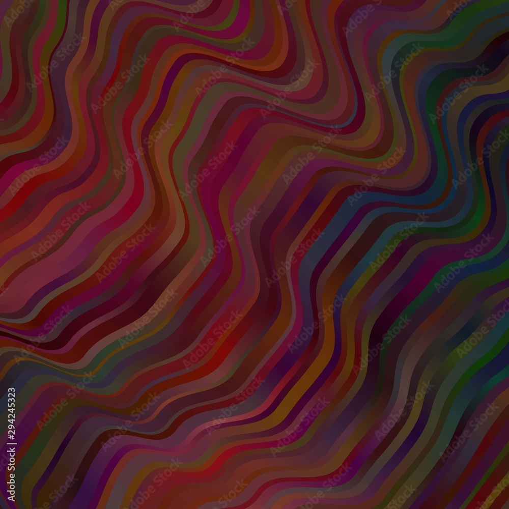 Dark Red vector pattern with curves. Dark Red vector pattern with curves.