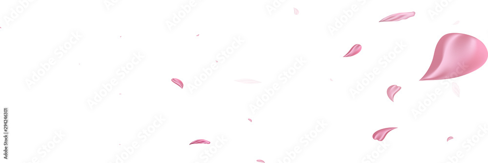 Pink falling petals rose. Nice flower pastel texture background.