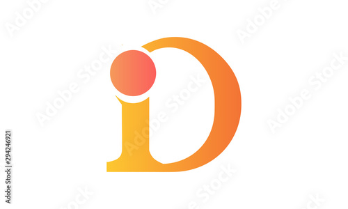 letterig d & i logo