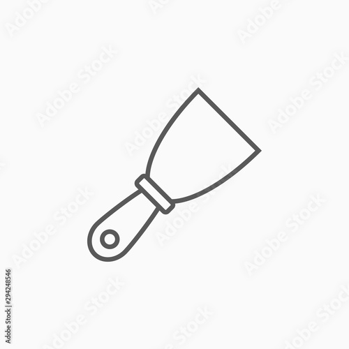 putty knife icon