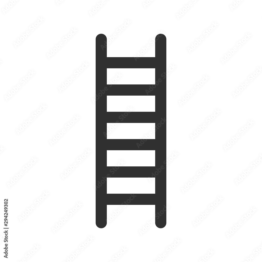 Ladder icon isolated on white background. Vector illustration. Ladder icon isolated on white background. Vector illustration.