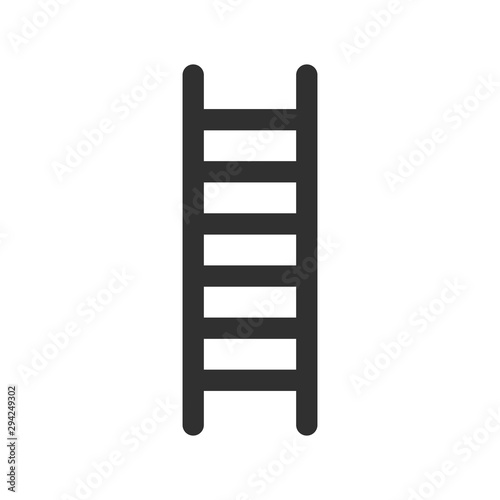 Ladder icon isolated on white background. Vector illustration.