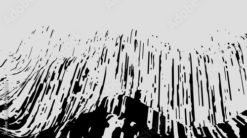 Glitch wave. Abstract noise effect. Vector illustration.