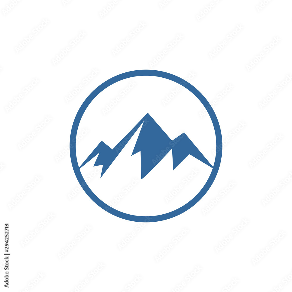 creative mountain logo vector template creative mountain logo vector template