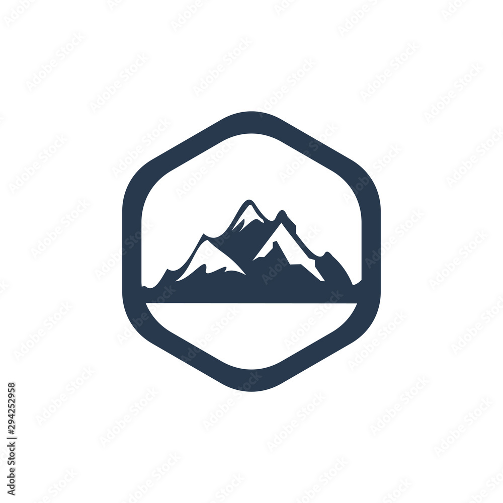 creative mountain logo vector template creative mountain logo vector template