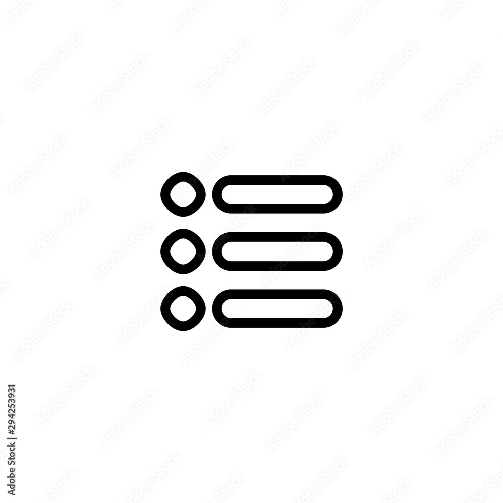 Menu button icon. App design element. Menu button icon. App design element.