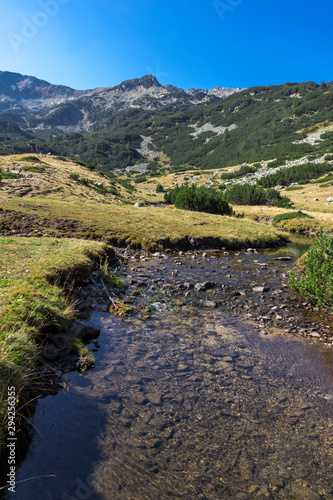 Landscape of Banderitsa River Valley, Pirin Mountain, Bulgaria