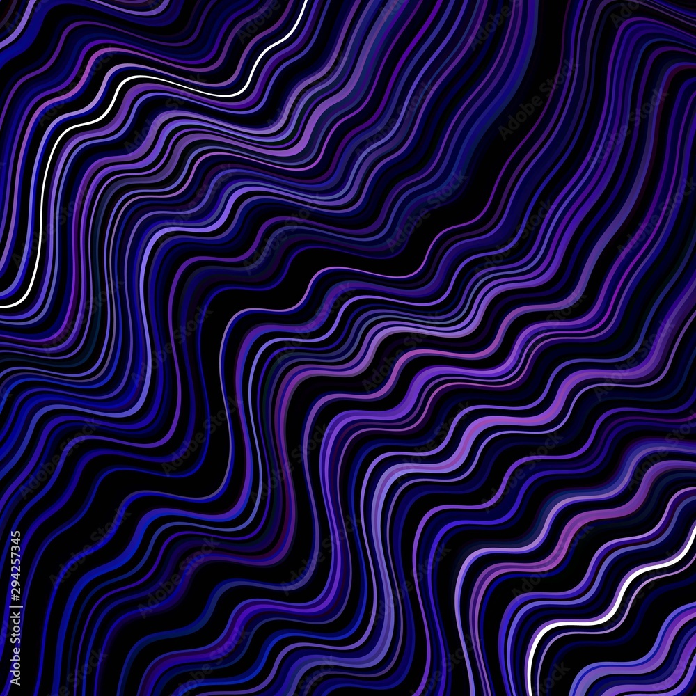 Dark Purple vector pattern with lines.