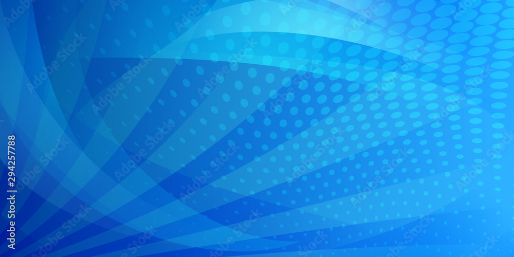 Fototapeta premium Abstract background of dots and intersecting lines in light blue colors