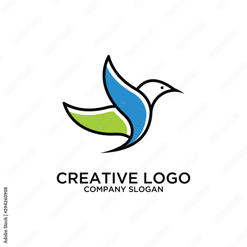 Abstract Bird Logo design vector template Abstract Bird Logo design vector template