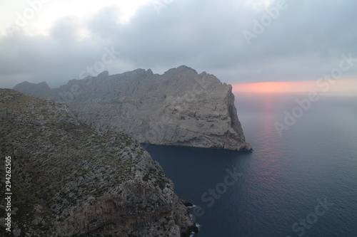 Viewpoint to Cap Formentor, West Coast, Mallorca, Spain