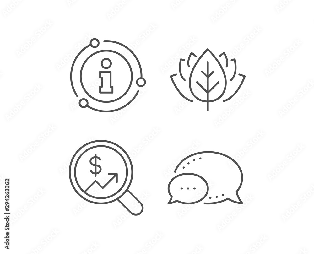 Business Audit or Statistics line icon. Chat bubble, info sign elements. Analytics with charts symbol. Search Magnifier sign. Linear currency audit outline icon. Information bubble. Vector Business Audit or Statistics line icon. Chat bubble, info sign elements. Analytics with charts symbol. Search Magnifier sign. Linear currency audit outline icon. Information bubble. Vector