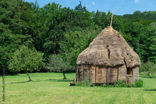 Old house made of hay