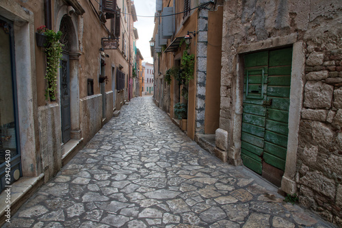 Streets of old town of Rovigno