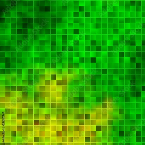 Light Green  Yellow vector texture in rectangular style.