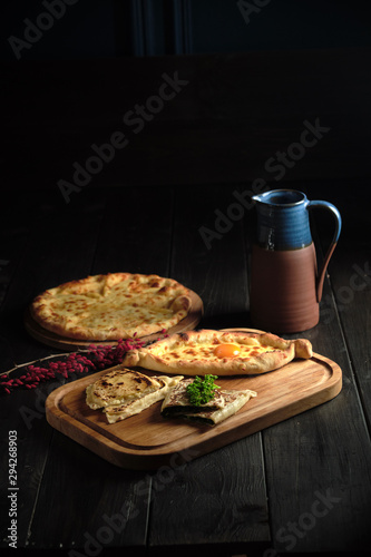 Adjarian khachapuri . catering menu