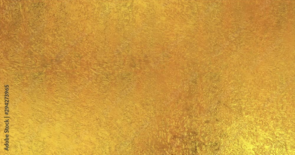 Golden foil background. Gold texture 3D rendering loop 4k Golden foil background. Gold texture 3D rendering loop 4k