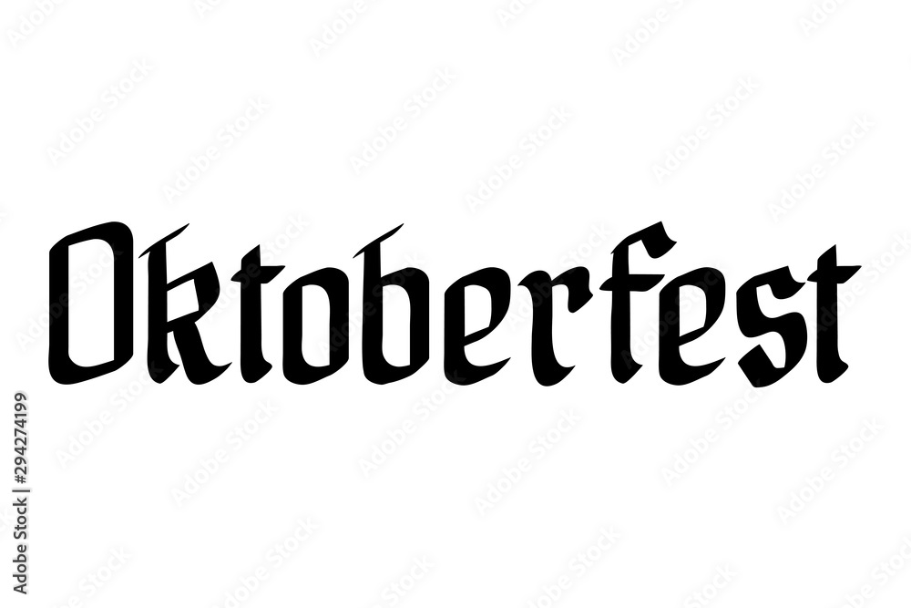 oktoberfest lettering calligraphy font icon oktoberfest lettering calligraphy font icon