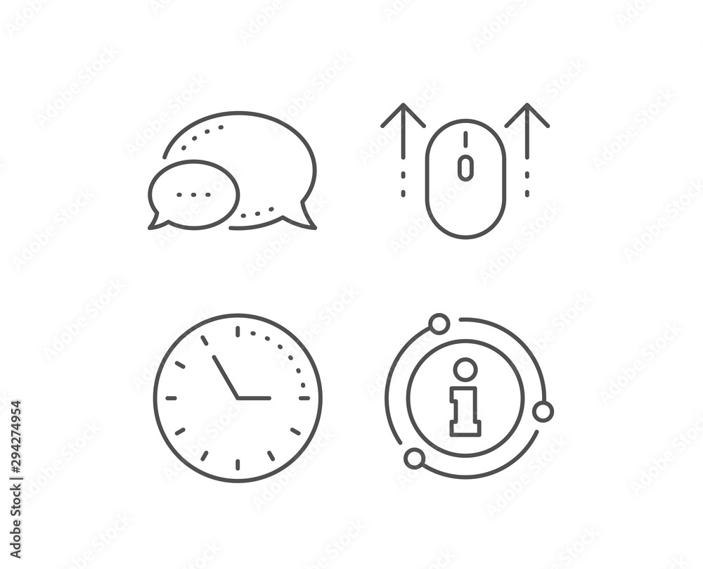 Swipe up mouse line icon. Chat bubble, info sign elements. Scrolling arrow sign. Landing page scroll symbol. Linear swipe up outline icon. Information bubble. Vector Swipe up mouse line icon. Chat bubble, info sign elements. Scrolling arrow sign. Landing page scroll symbol. Linear swipe up outline icon. Information bubble. Vector