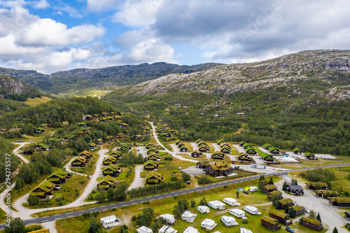 Suleskard Fjellsenter cabins in mountains Sirdal Municipality,Norway photo