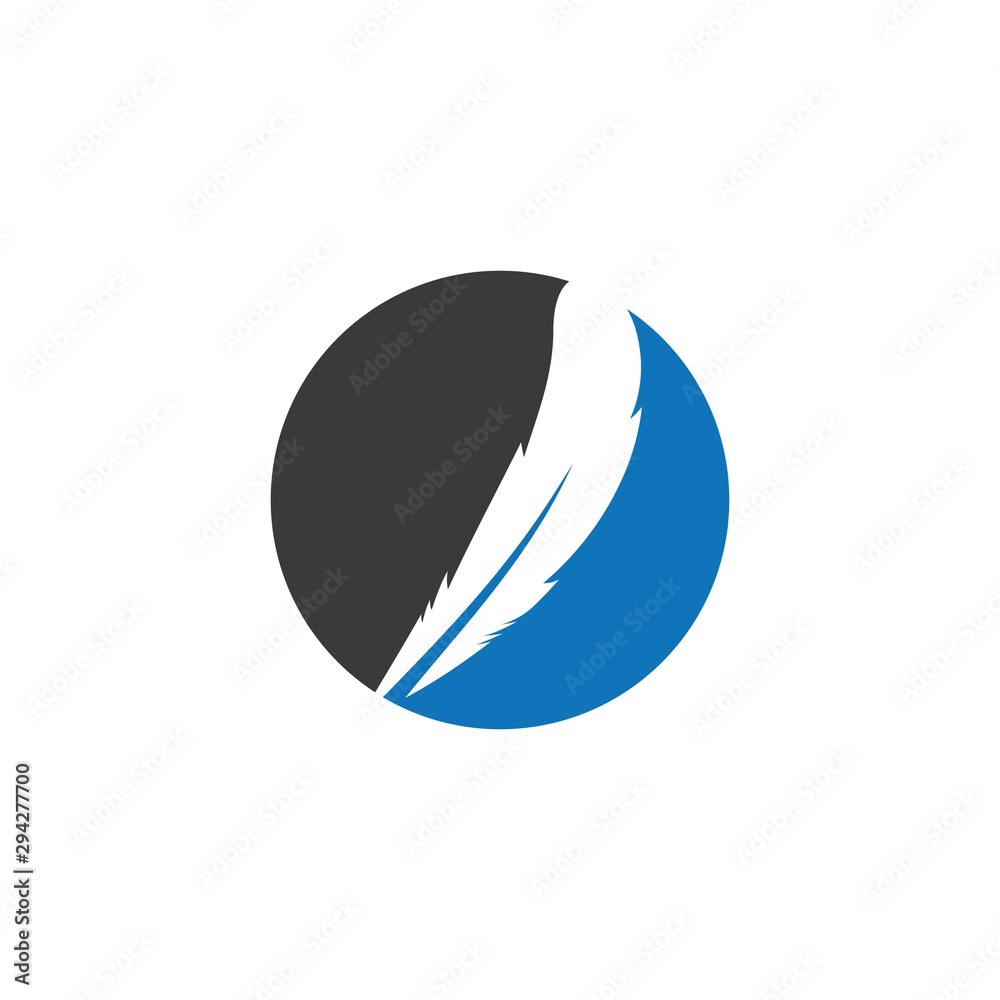 feather logo vector template feather logo vector template