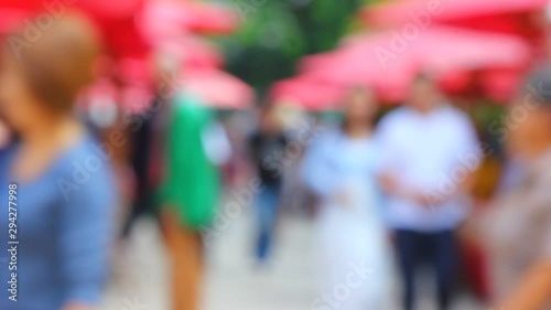 Wallpaper Mural Video blur bokeh outdoor market Torontodigital.ca