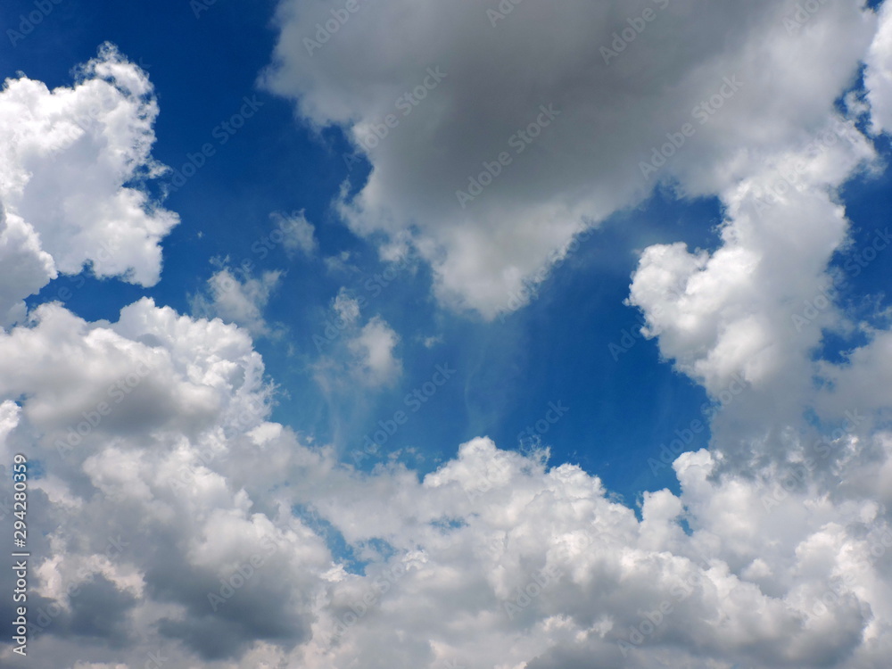 Blue sky background with clouds Blue sky background with clouds