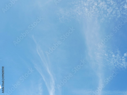 Blue sky background with clouds