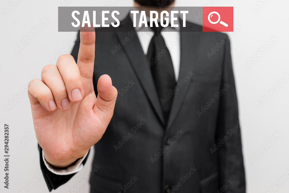 Handwriting text Sales Target. Conceptual photo specified amount of sales that a analysisagement sets for achieving Handwriting text Sales Target. Conceptual photo specified amount of sales that a analysisagement sets for achieving