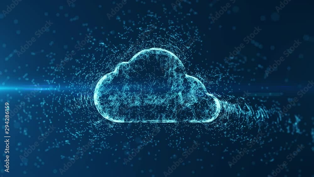 Cloud computing and Big data concept. Technology connectivity of digital data and futuristic information. Abstract hi speed internet of internet of things IOT  big data cloud computing .