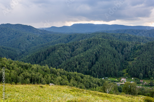 landscape with mountains and clouds © Sotnikov_EM