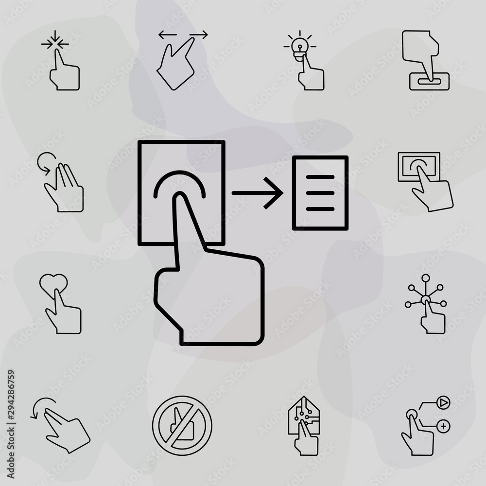 Chat free, finger, touch, conversation icon. Universal set of touch gesture for website design and development, app development