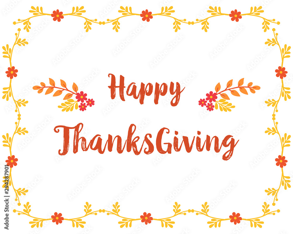 custom made wallpaper toronto digitalDesign card thanksgiving, with wallpaper of autumn leaves frame. Vector