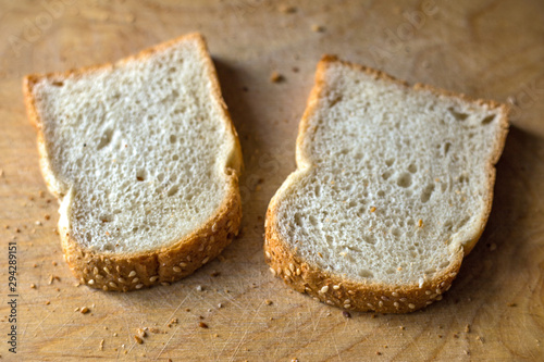 the bread on the Board