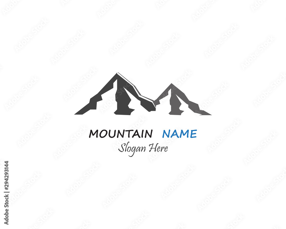 Mountain Logo Business Template Vector Mountain Logo Business Template Vector