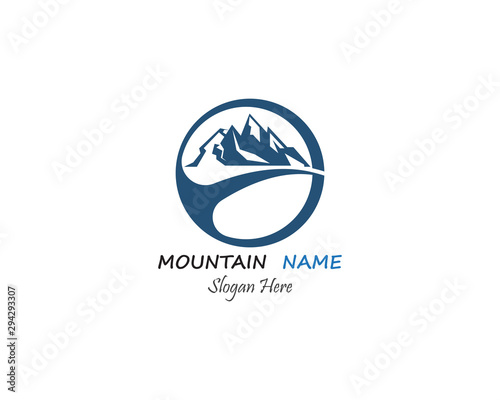 Mountain Logo Business Template Vector