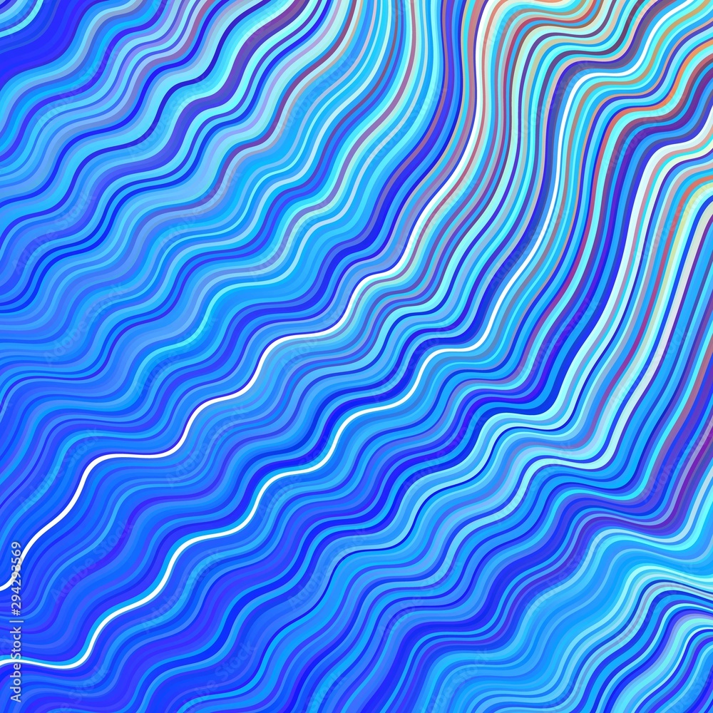Light Blue, Red vector layout with curved lines. Light Blue, Red vector layout with curved lines.